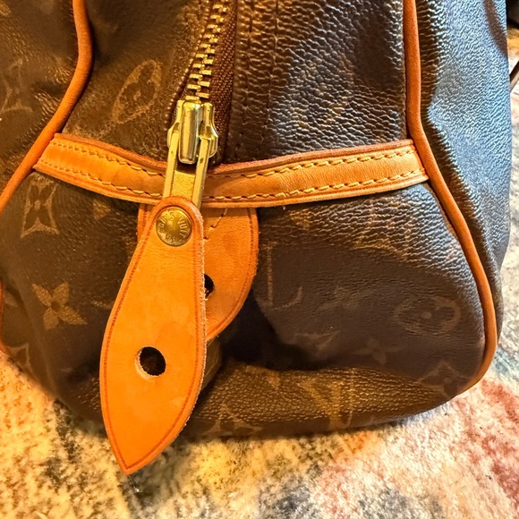 Louis Vuitton Brown Monogram Tote - Picture 4 of 9
